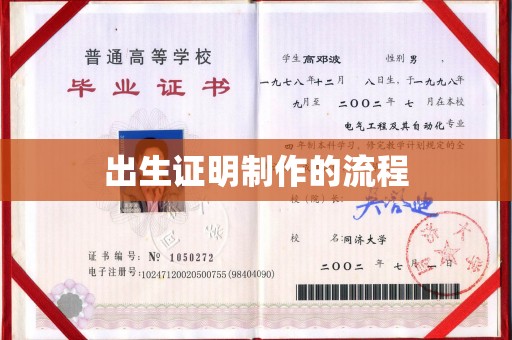天河出生证明制作的流程