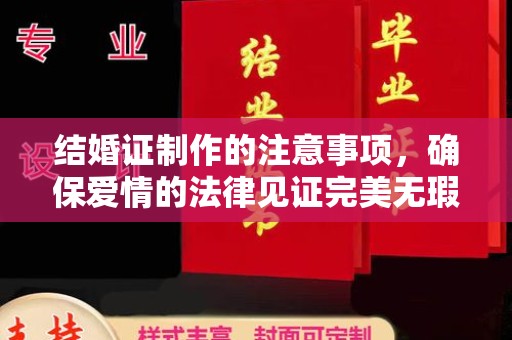 天河结婚证制作的注意事项，确保爱情的法律见证完美无瑕
