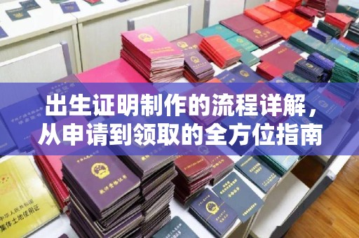 天河出生证明制作的流程详解，从申请到领取的全方位指南